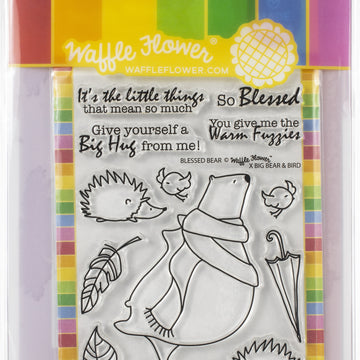 Waffle Flower Crafts Waffle Flower Stamp & Die Set - Blessed Bear