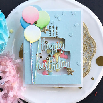Hero Arts Fancy Dies - Happy Birthday Cake