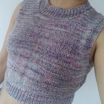 Closed Neck Crop Top
