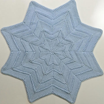 Lourdes Matelassé Crochet Baby Blanket