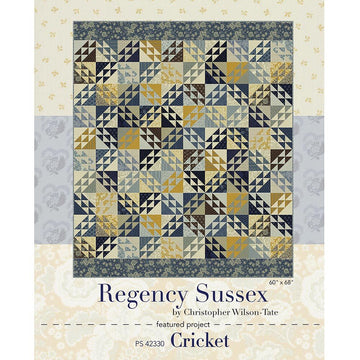 Moda Fabrics Cricket Regency Sussex Quilt - Downloadable PDF