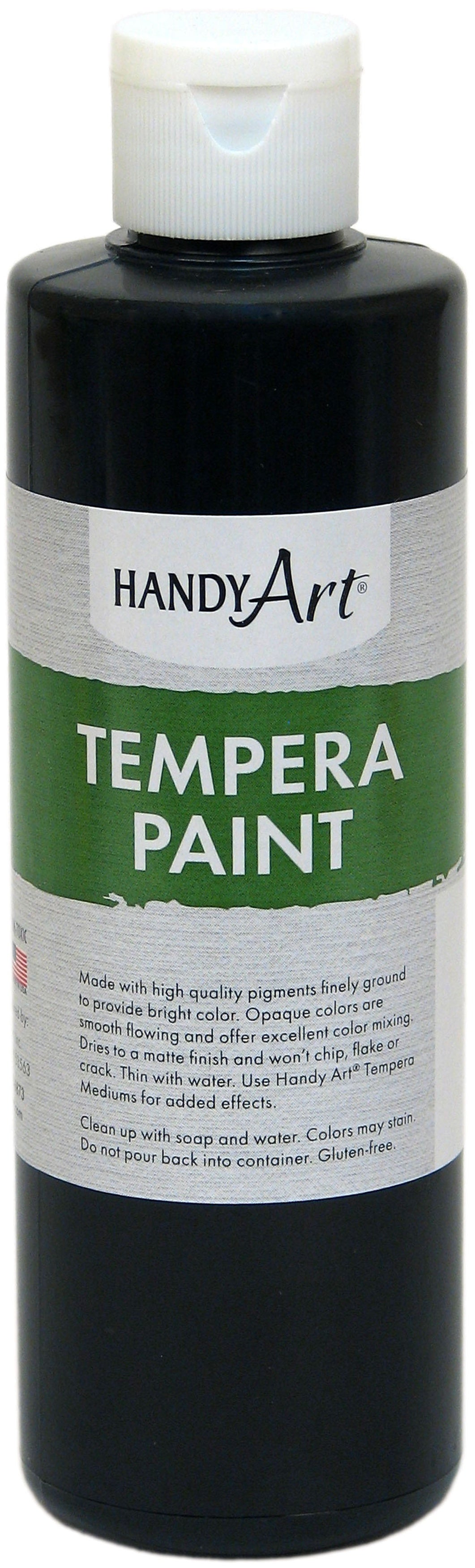 Handy Art Tempera Paint 8oz - Black