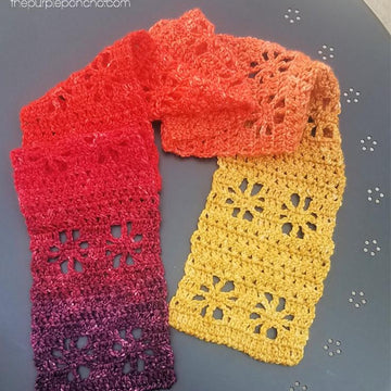 Fall Flowers Scarf