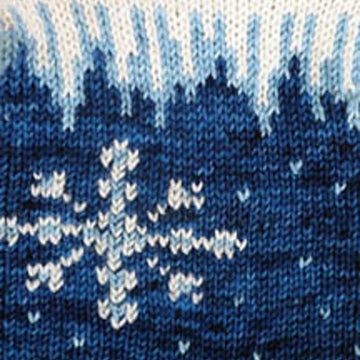 Icicle Christmas Stocking
