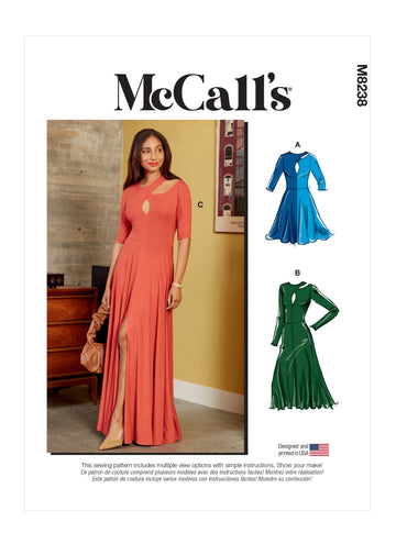 McCall's Misses' Dresses M8238 - Sewing Pattern