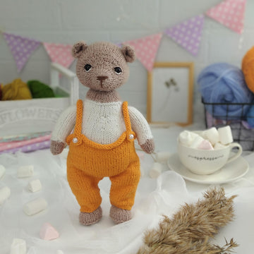Teddy bear knitting toy pattern - OlaKnittedBears