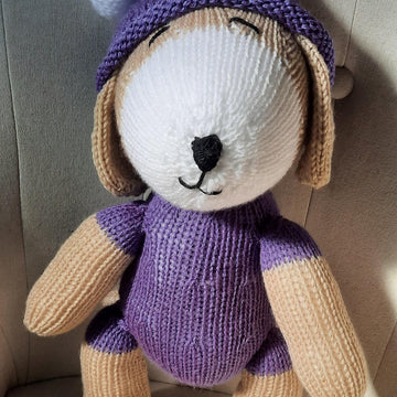 Sleepy Puppy Knitting Pattern
