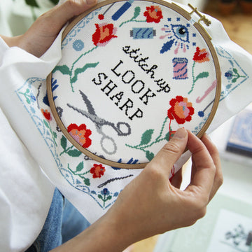 Wool and the Gang Look Sharp Cross Stitch Kit