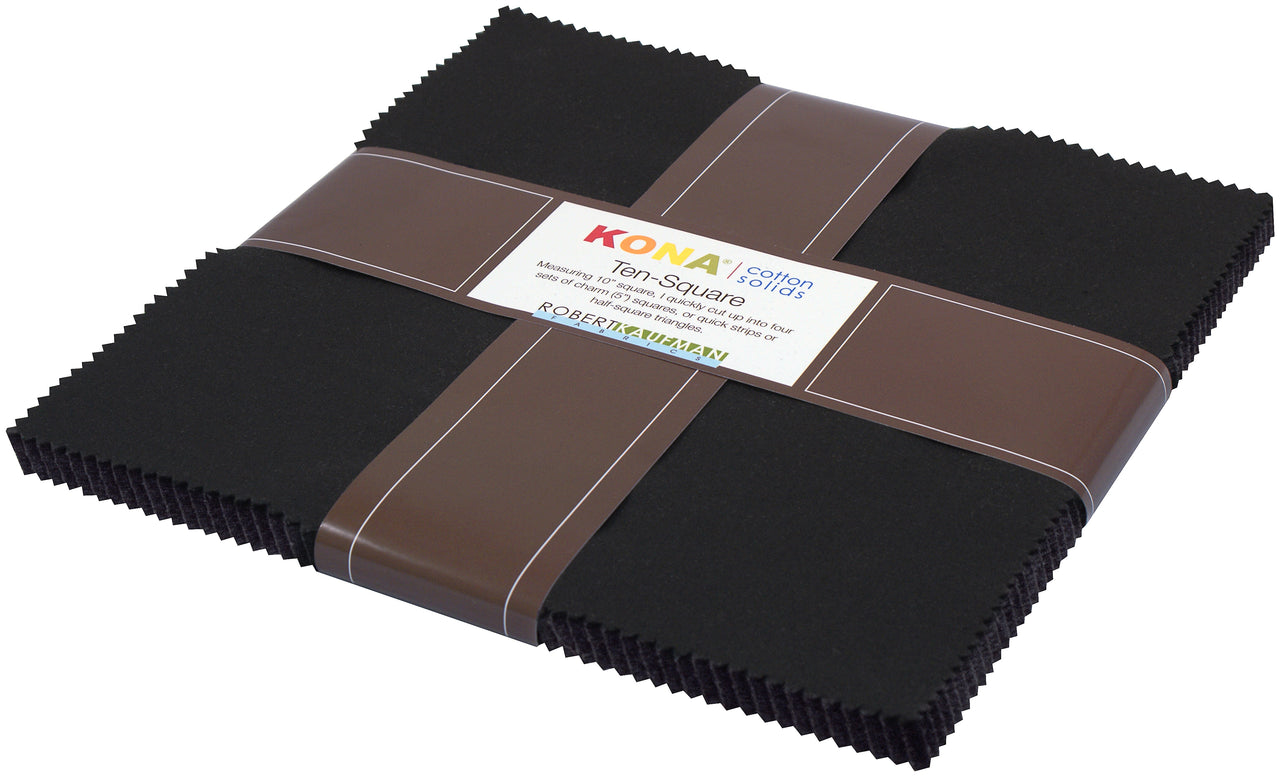 Robert Kaufman Kona Cotton Solids 10in Squares - TEN-144-42