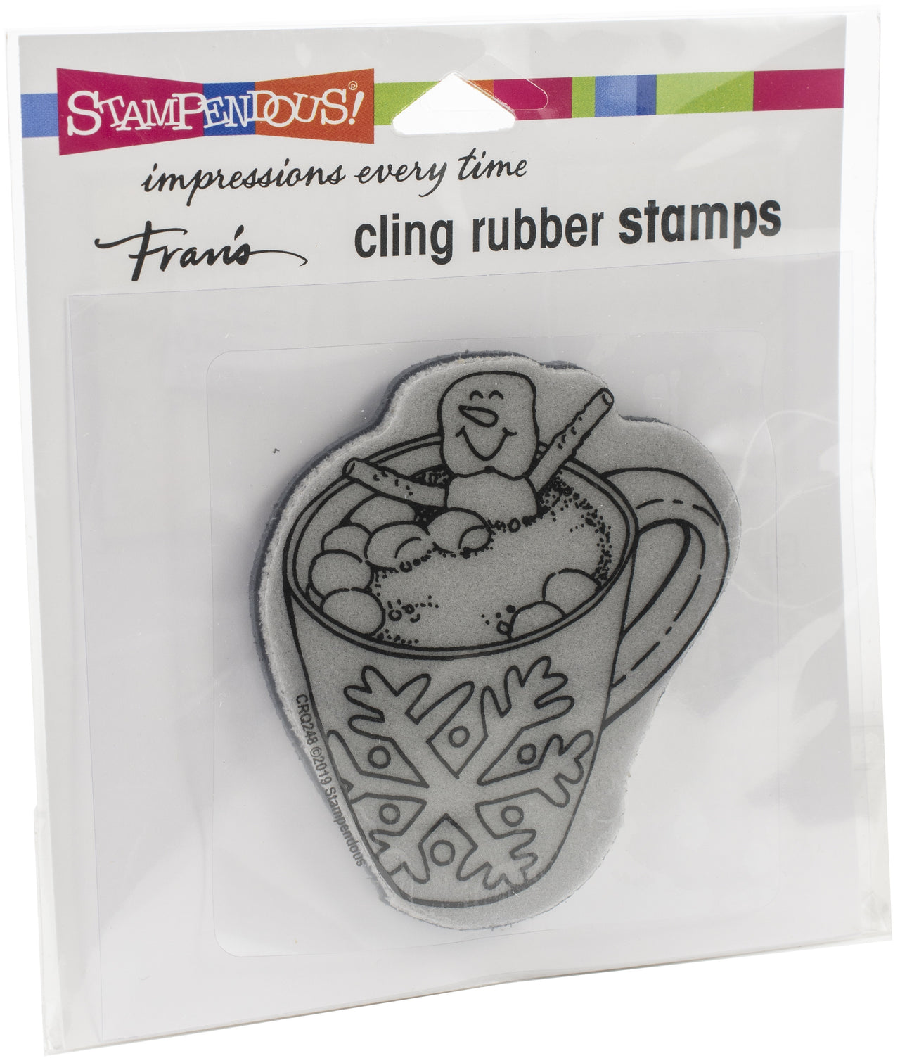 Stampendous Cling Stamp - Cocoa Hot Tub