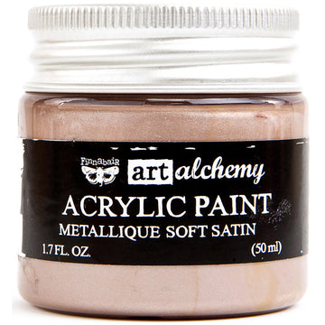 Prima Marketing Finnabair Art Alchemy Acrylic Paint 1.7 Fluid Ounces - Metallique Soft Satin