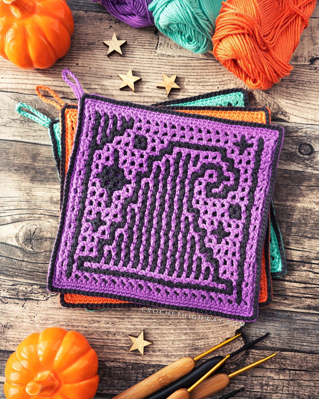 Creepy Cute Potholders