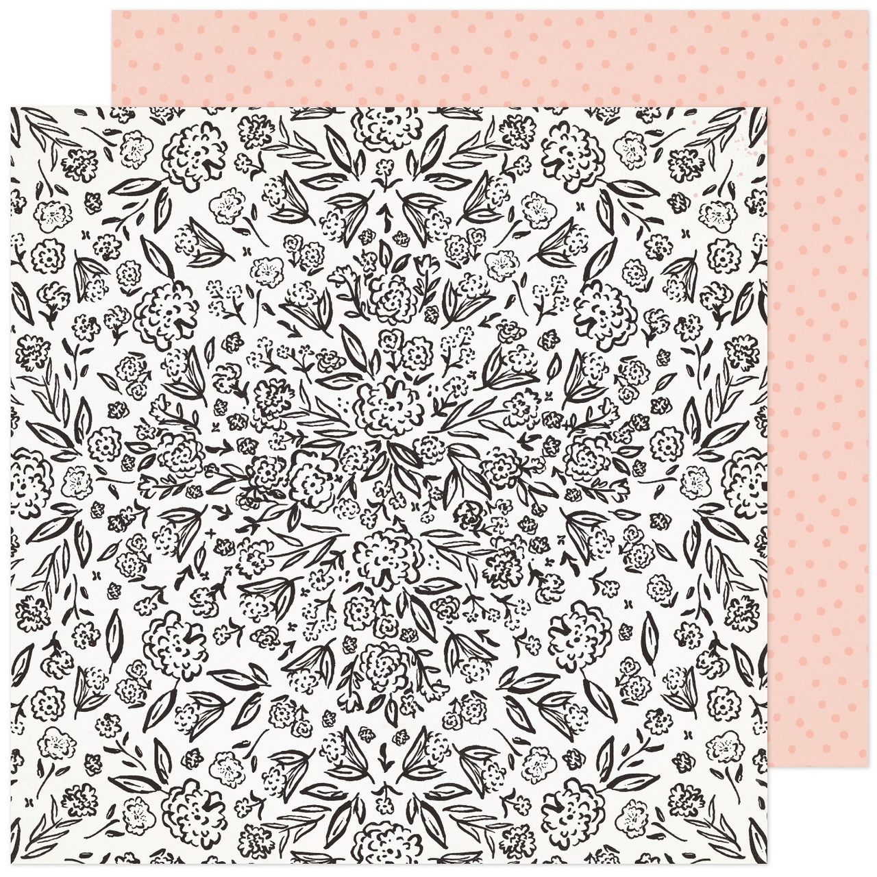 American Crafts Fresh Bouquet Double-Sided Cardstock 12"X12" 25/Pkg - Gardens