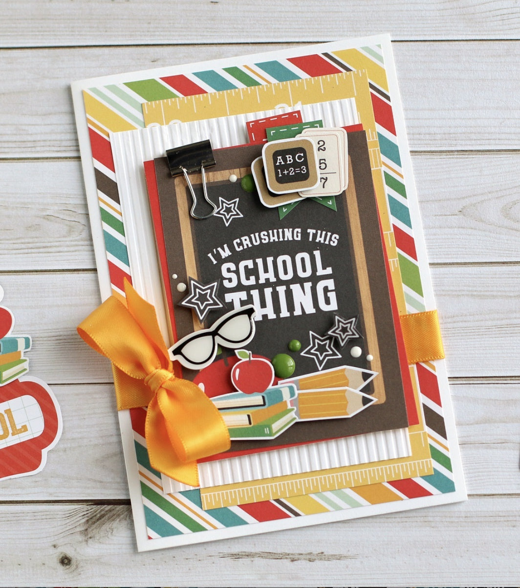 Echo Park Paper Echo Park Collection Kit 12"X12" - Back To School