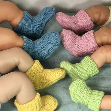 Baby Simple Circular Booties
