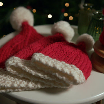 Santa Hat Knitting Pattern