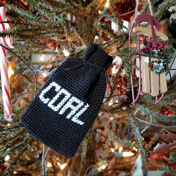 Coal Bag Ornament/Gift Card Holder