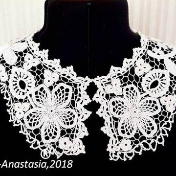 Lace vintage detachable collar