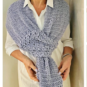 ITS A WRAP SLIP KNOT SUMMER SHAWL