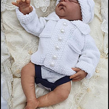 Jacket & Beanie pattern 14-20” chest (newborn-1 year+)