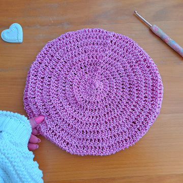 Crochet French Coquette Beret Pattern