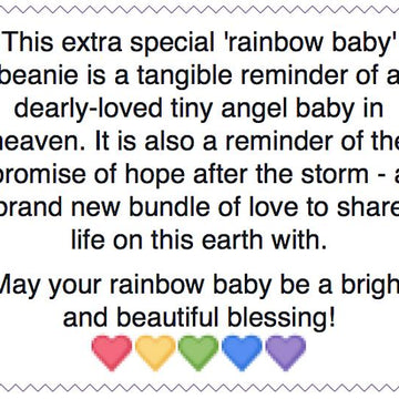 Rainbow Baby Beanies