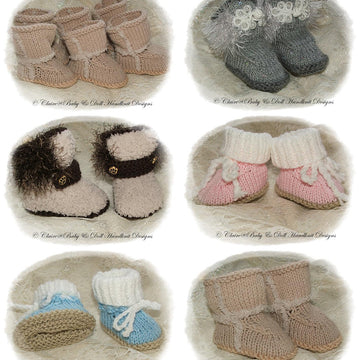 Fashion Boots 0-6m Baby or 16-24” doll