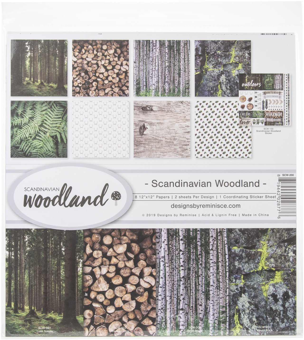 Reminisce Collection Kit 12"X12" - Scandinavian Woodland