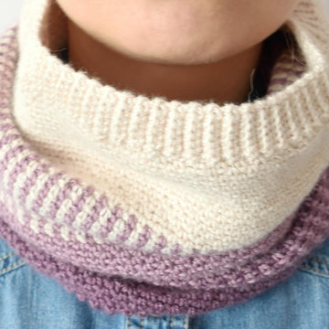 Ombre Moss Stitch Cowl
