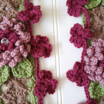 Flower Lariat Scarf