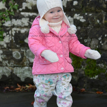 Frosty Morning Hat, Cowl and Mittens Set