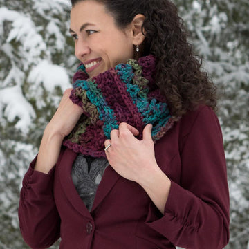 Mulberry Lace Cowl