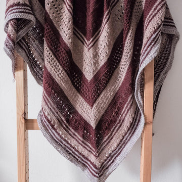 Dried Lavender Shawl