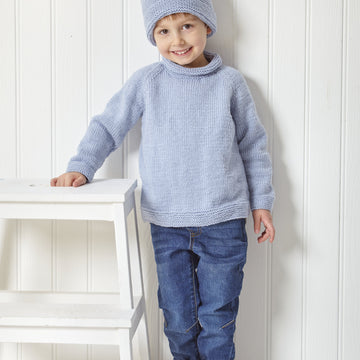 Children Sweater and Cardigan in King Cole Cherished DK - P6184 - Leaflet