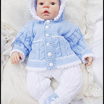 Picot Edged Hoody Set