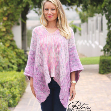 Tunisian Square Poncho