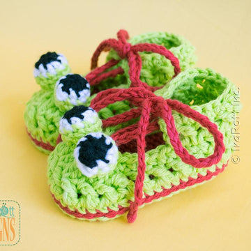 Crazy Eyes Frog Booties
