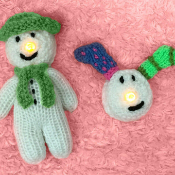 Christmas Snowman and Snowdog Decoration