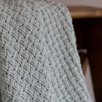 Hessian Baby Blanket