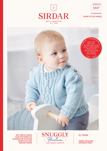 Jumper in Sirdar Snuggly Heirloom - 5327 - Leaflet