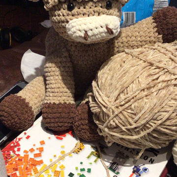 Crochet  highland cow