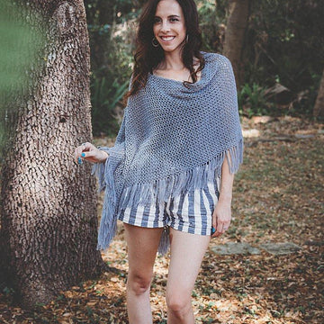 Beginner Lace Crochet Poncho