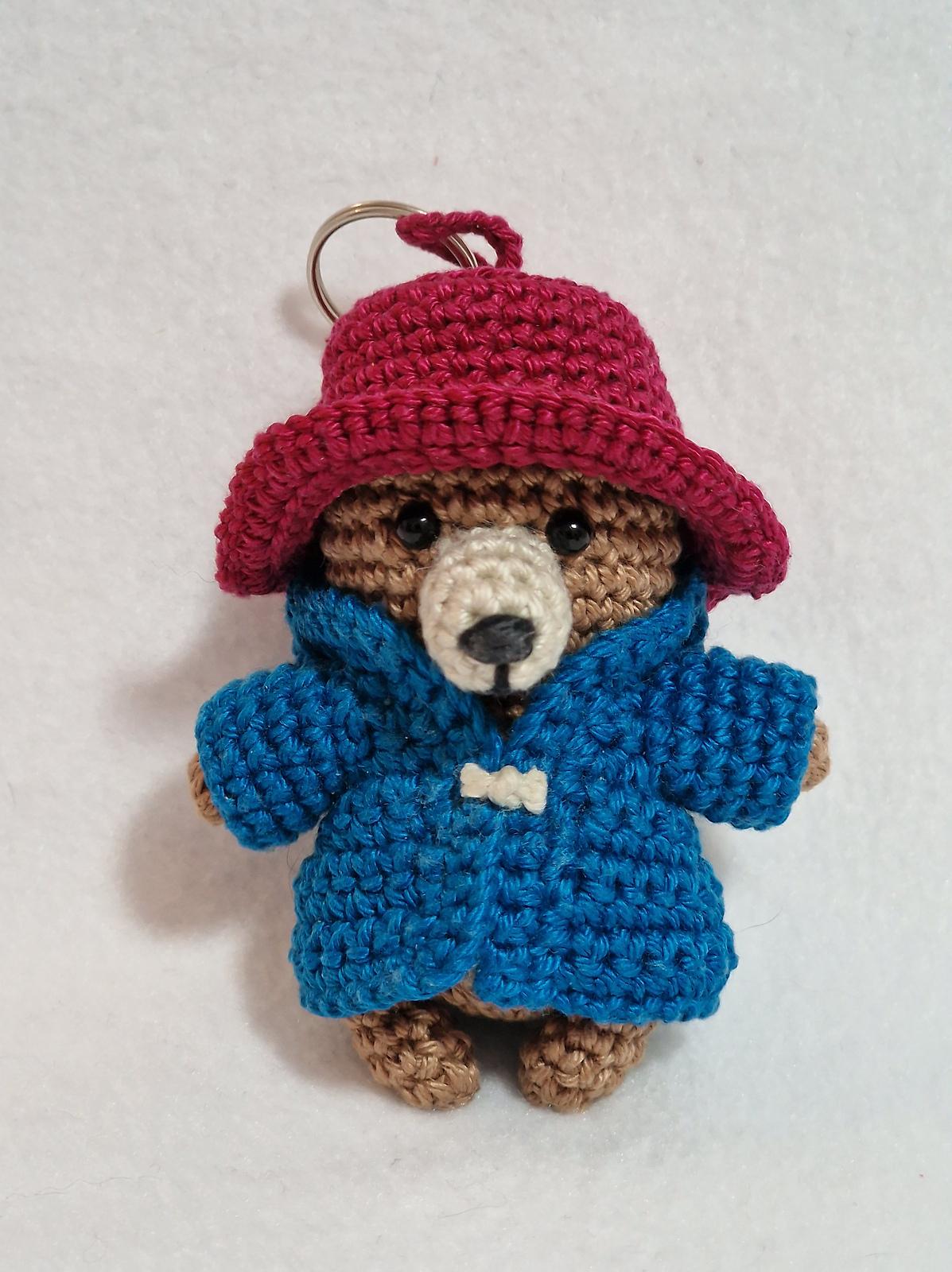 Paddington-Inspired Bear Keychain