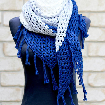 Almost a Granny Triangle Scarf
