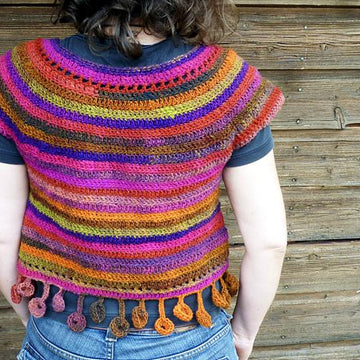 Dancing poppies cardigan
