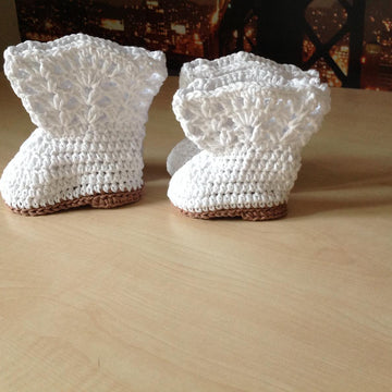Baby Boot & Hat Set N 282