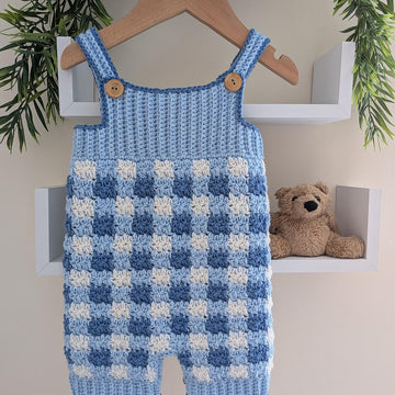 Gingham Dungarees and Dress