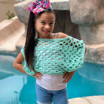 Dahlia kids cropped shrug