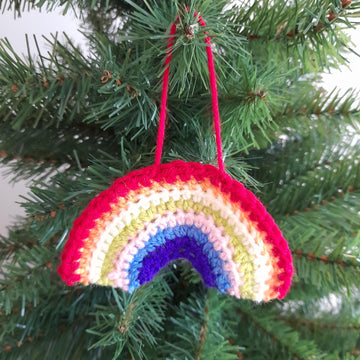 Little Rainbow applique/tree decoration
