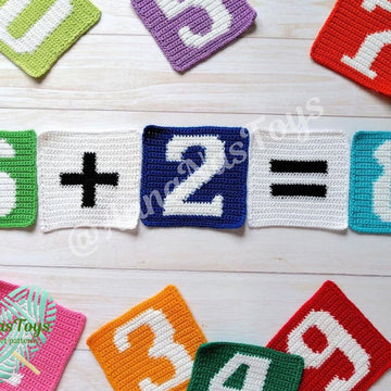 Numbers (0 till 9) and sing (+,-,=)